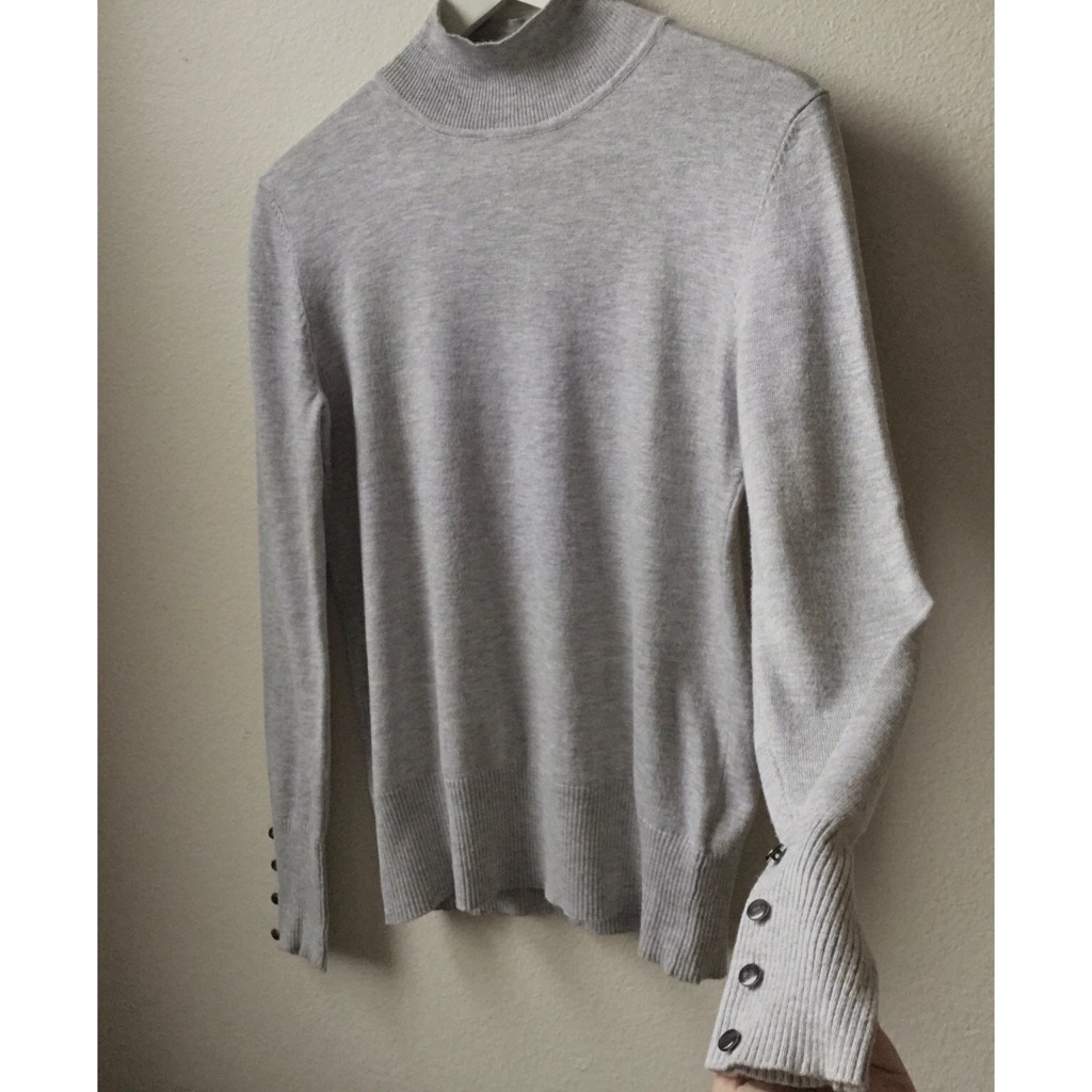 Basic Gray Turtleneck
